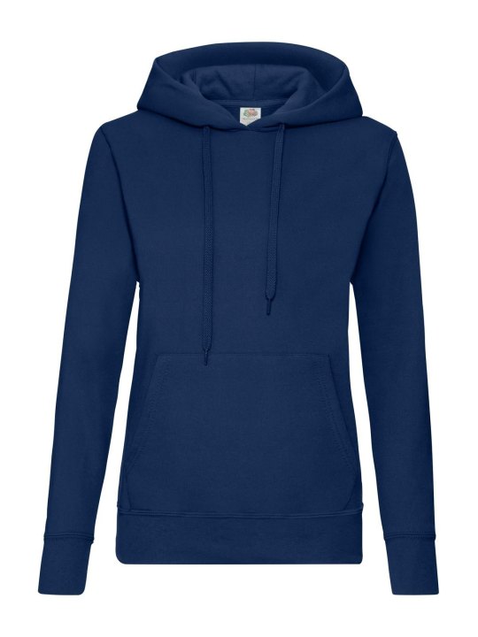 Felpa donna con cappuccio personalizzabile in cotone e poliestere