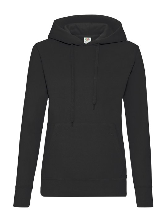 Felpa donna con cappuccio personalizzabile in cotone e poliestere
