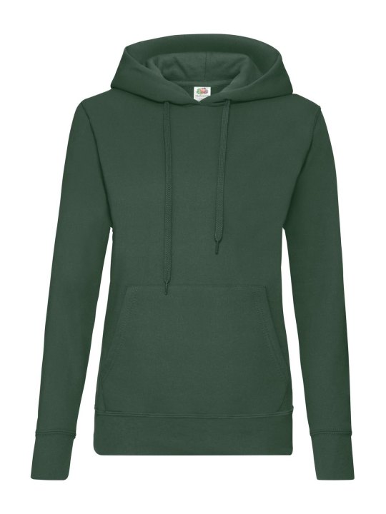 Felpa donna con cappuccio personalizzabile in cotone e poliestere