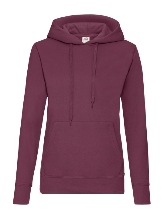 Felpa donna con cappuccio personalizzabile in cotone e poliestere