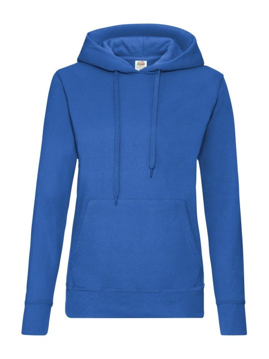 Felpa donna con cappuccio personalizzabile in cotone e poliestere