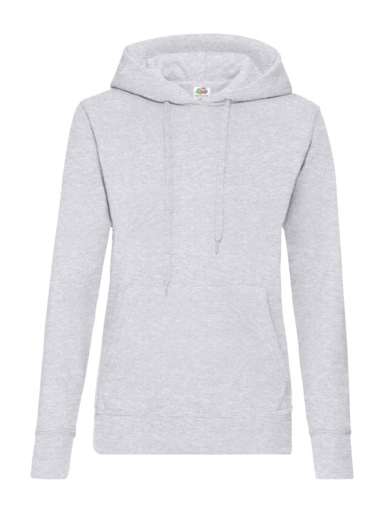 Felpa donna con cappuccio personalizzabile in cotone e poliestere