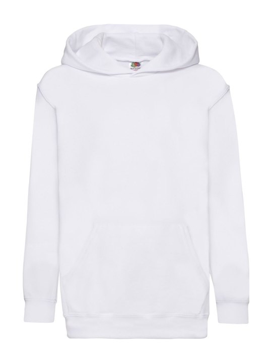 Felpa bambino con cappuccio personalizzabile in cotone e poliestere