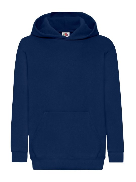 Felpa bambino con cappuccio personalizzabile in cotone e poliestere