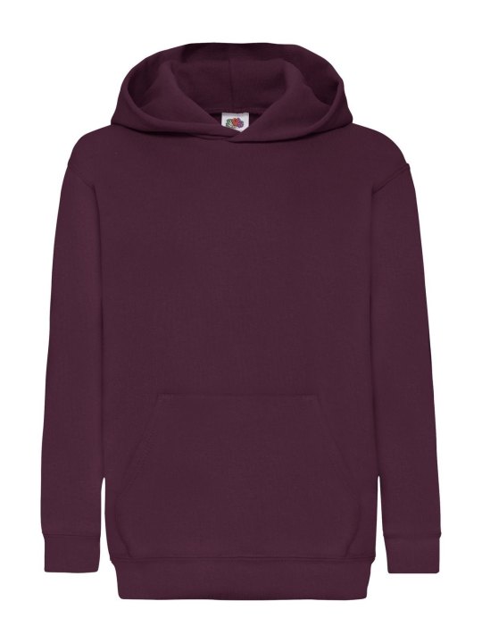 Felpa bambino con cappuccio personalizzabile in cotone e poliestere