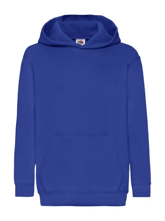 Felpa bambino con cappuccio personalizzabile in cotone e poliestere