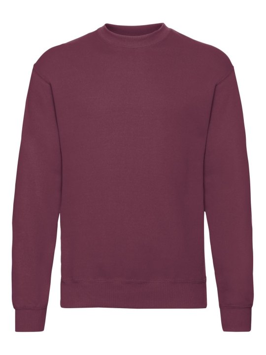 Felpa personalizzabile con maniche set-in in cotone e poliestere