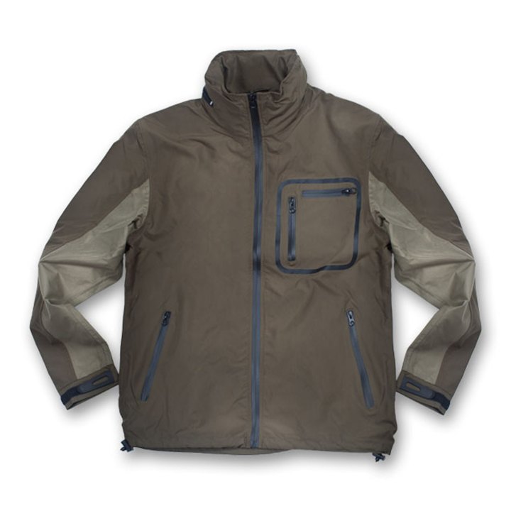 Giacca giubbino caccia impermeabile tasche cappuccio pesca abbigliamento tecnico