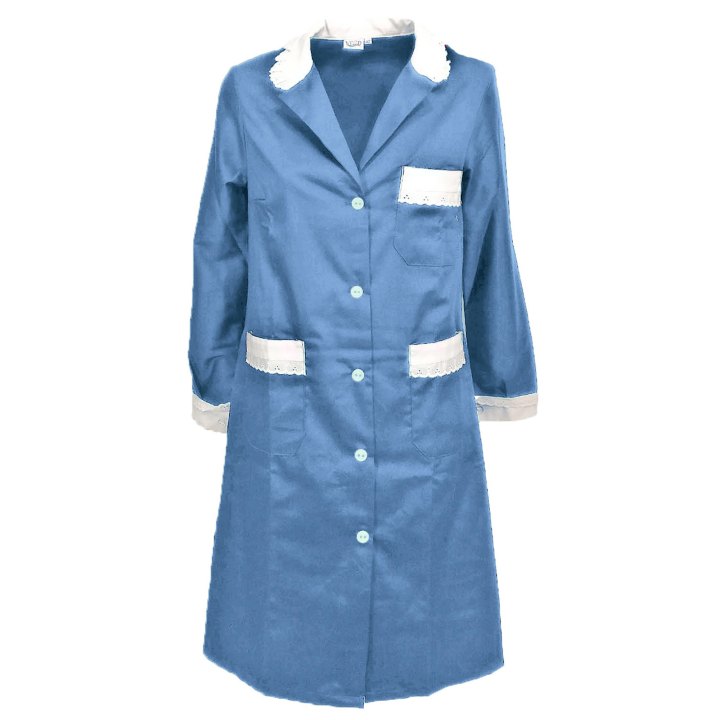 Camice donna cameriera lavoro pulizie casacca cotone camera domestica casa - Personalizzabile con il tuo logo