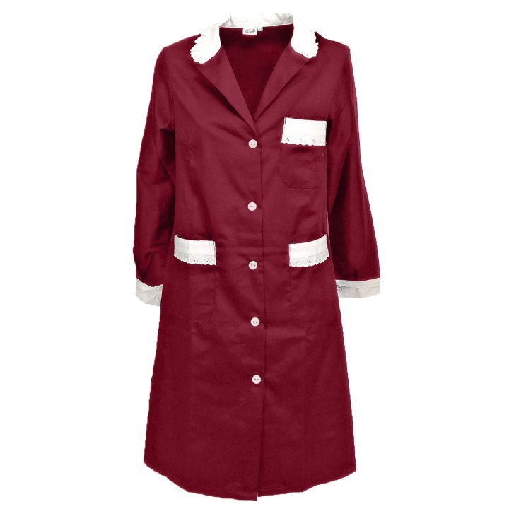 Camice donna cameriera lavoro pulizie casacca cotone camera domestica casa - Personalizzabile con il tuo logo