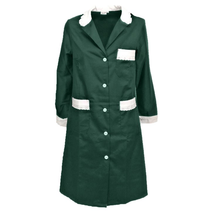 Camice donna cameriera lavoro pulizie casacca cotone camera domestica casa - Personalizzabile con il tuo logo