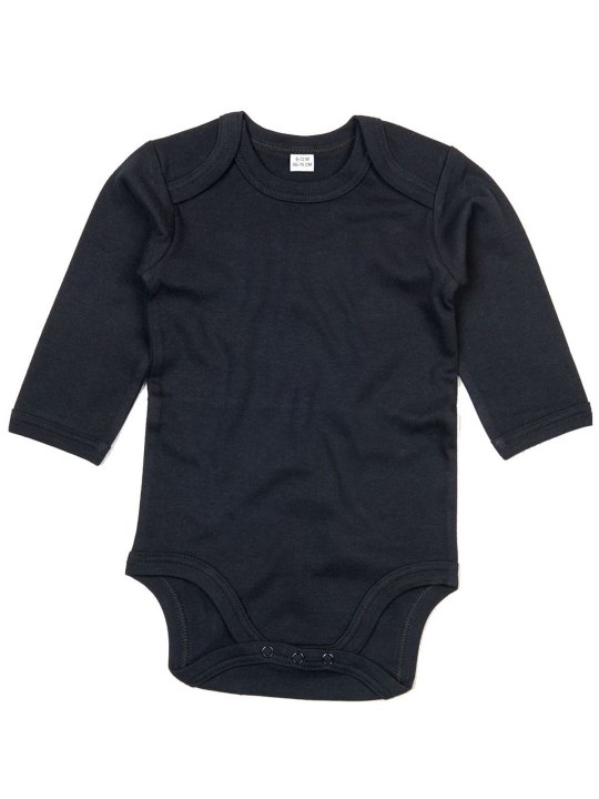 Body Neonato Maniche Lunghe in Cotone Organico Personalizzabile