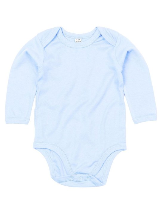 Body Neonato Maniche Lunghe in Cotone Organico Personalizzabile