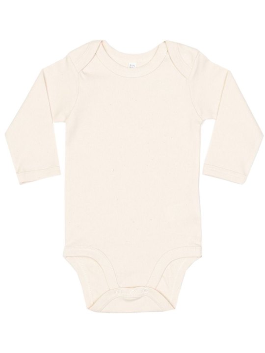Body Neonato Maniche Lunghe in Cotone Organico Personalizzabile