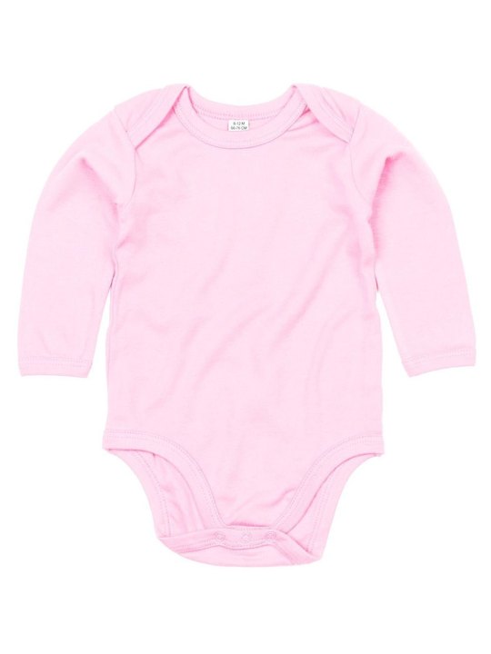 Body Neonato Maniche Lunghe in Cotone Organico Personalizzabile