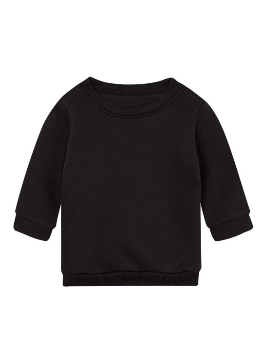 Baby Essential Sweatshirt Felpa Girocollo Neonato in Cotone Organico Personalizzabile