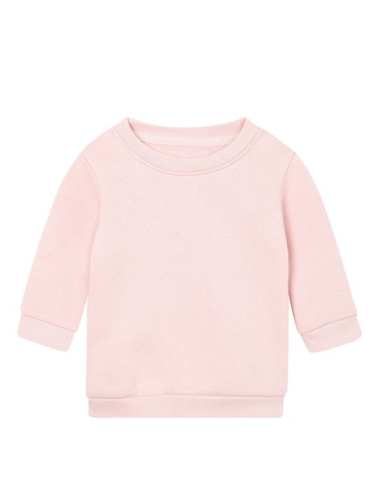 Baby Essential Sweatshirt Felpa Girocollo Neonato in Cotone Organico Personalizzabile