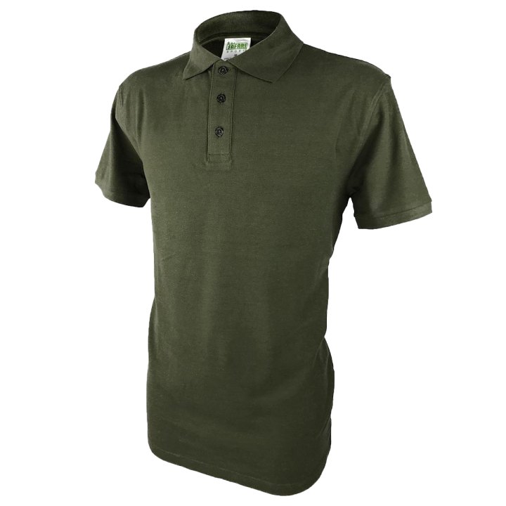 Polo tshirt  maglietta Sport cotone Piquet manica corta caccia militare