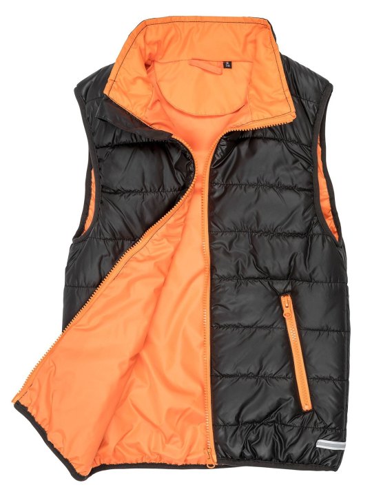 Gilet Imbottito Junior Antivento e Impermeabile con Zip