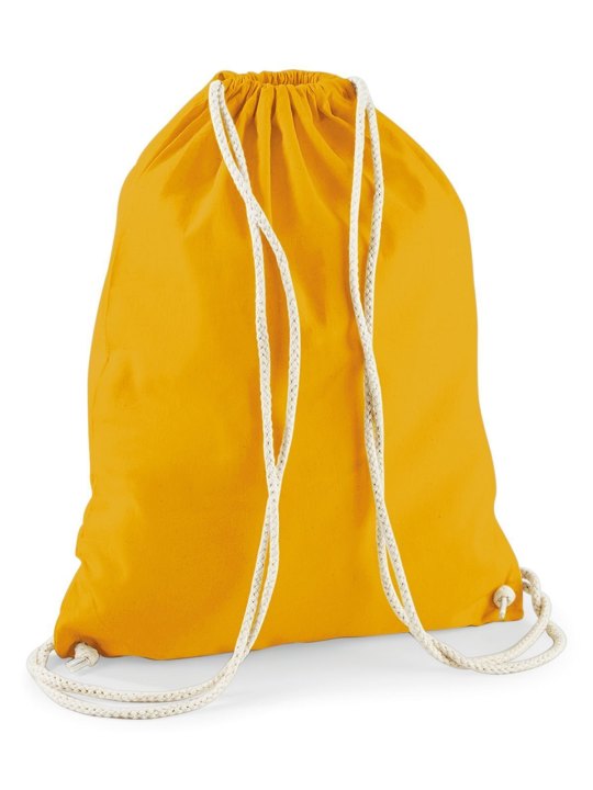 Sacca in Cotone con Cordoncino a Contrasto Personalizzabile