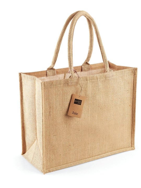 Shopper Multiuso in Juta Laminata Personalizzabile