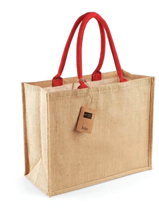 Shopper Multiuso in Juta Laminata Personalizzabile