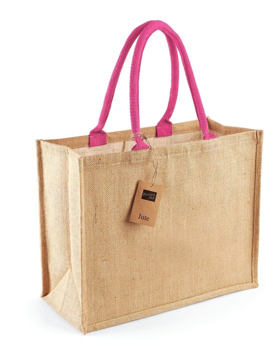 Shopper Multiuso in Juta Laminata Personalizzabile