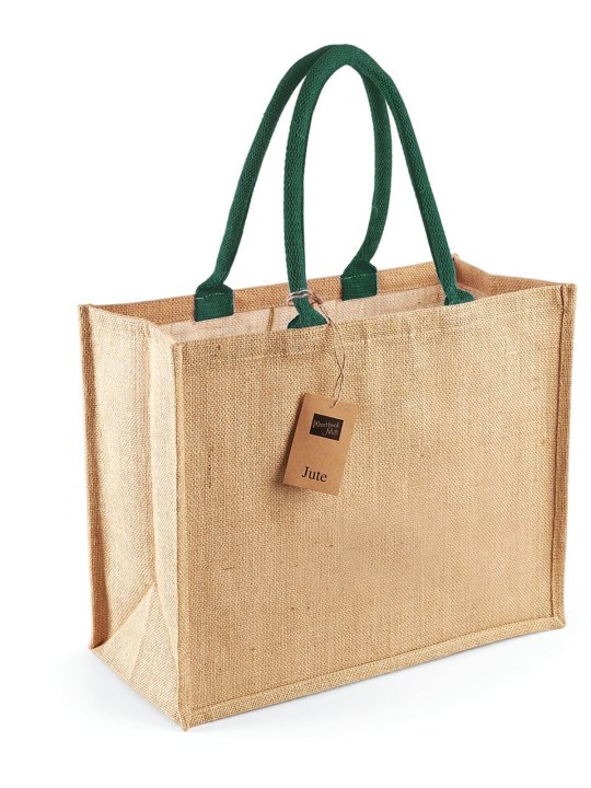 Shopper Multiuso in Juta Laminata Personalizzabile