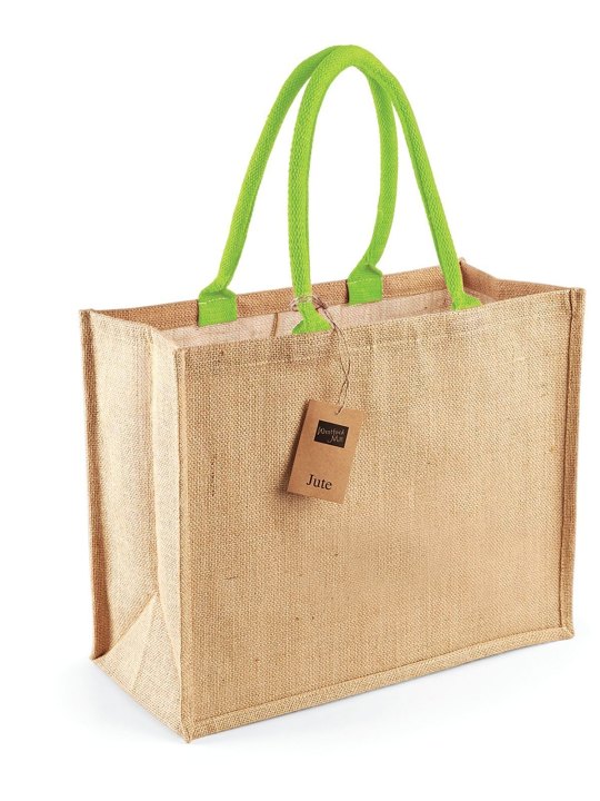 Shopper Multiuso in Juta Laminata Personalizzabile