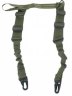 Cinghia softair 2 punti tan bungee s.a.s. airsoft tactical sling asg aeg
