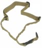 Cinghia soft air 1 punto colore tan con elastico clip sgancio rapido bx10