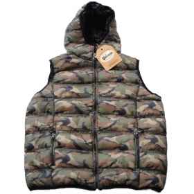 Sleeveless vest bomber jacket quilted baby girl winter padde